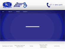 Tablet Screenshot of icsecurityproducts.co.za